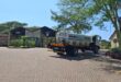 A water tankers delivers water in Mbombela. > Photo: Supplied/Silulumanzi