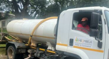 A water tanker in White River. > Photo: Supplied