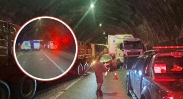 A multi-vehicle crash in the Waterval Boven tunnel. >Photos: Sourced/TRAC N4