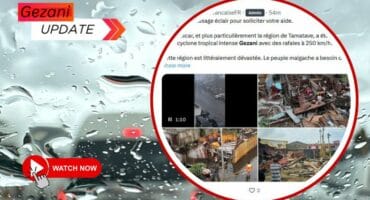 Insert: A screenshot of the devastation, posted on X (Twitter) by Titou.