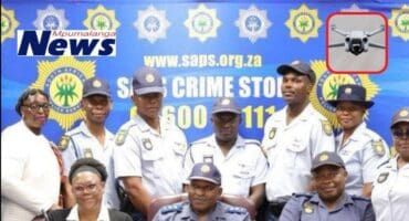 The Mpumalanga police management with some of the officers who completed the drone pilot course. > Photos: Supplied/SAPS