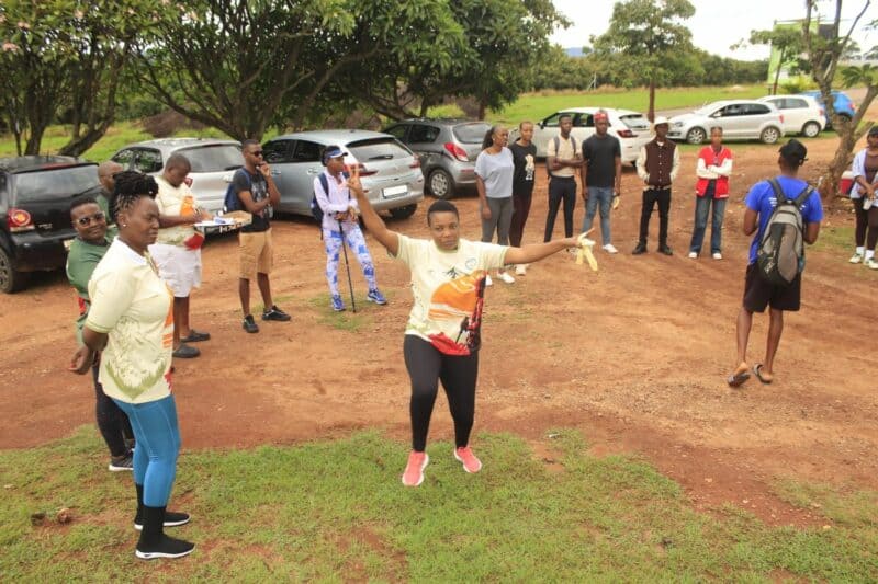 Lowveld Hiking Club gathers before an extreme adventure trail.