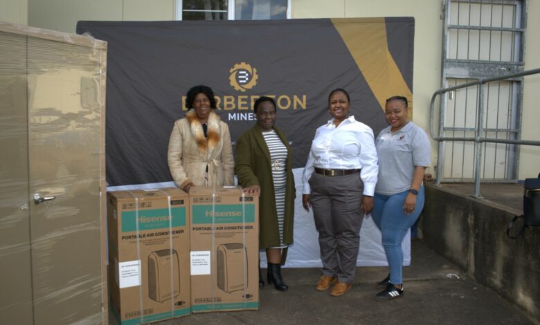 Barberton Mines donates equipment to UVE | Mpumalanga News