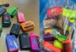 A variety of vapes confiscated from learners. > Photo: Supplied/Lungile Mavundla