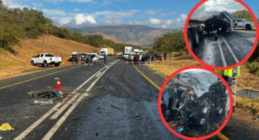 The scene of the accident. > Photo: Supplied/Mweli Masilela