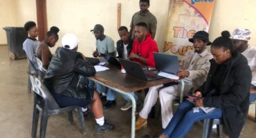 The Leaving No Learner Behind initiative assists learners to apply for higher learning institutions. > Photo: Supplied/Tumelo Lebambo