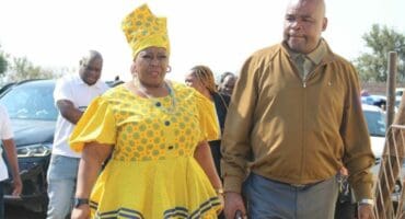 Mayor Lydia Moroane and MEC Jackie Macie. > Photo: Facebook/DCSSL