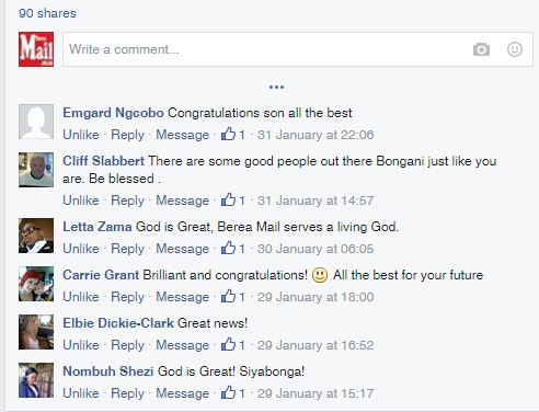bongani reaction