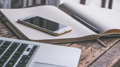 business, laptop, cellphone