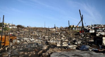 Informal settlement area.