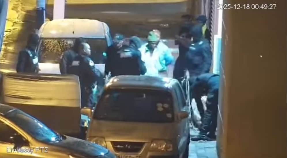 Security officers suspended after viral video shows brutal assault