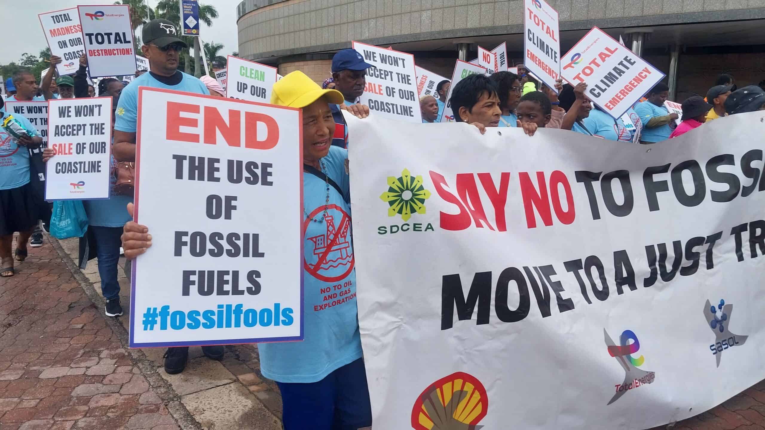 Activists rally in Durban against offshore drilling authorisation