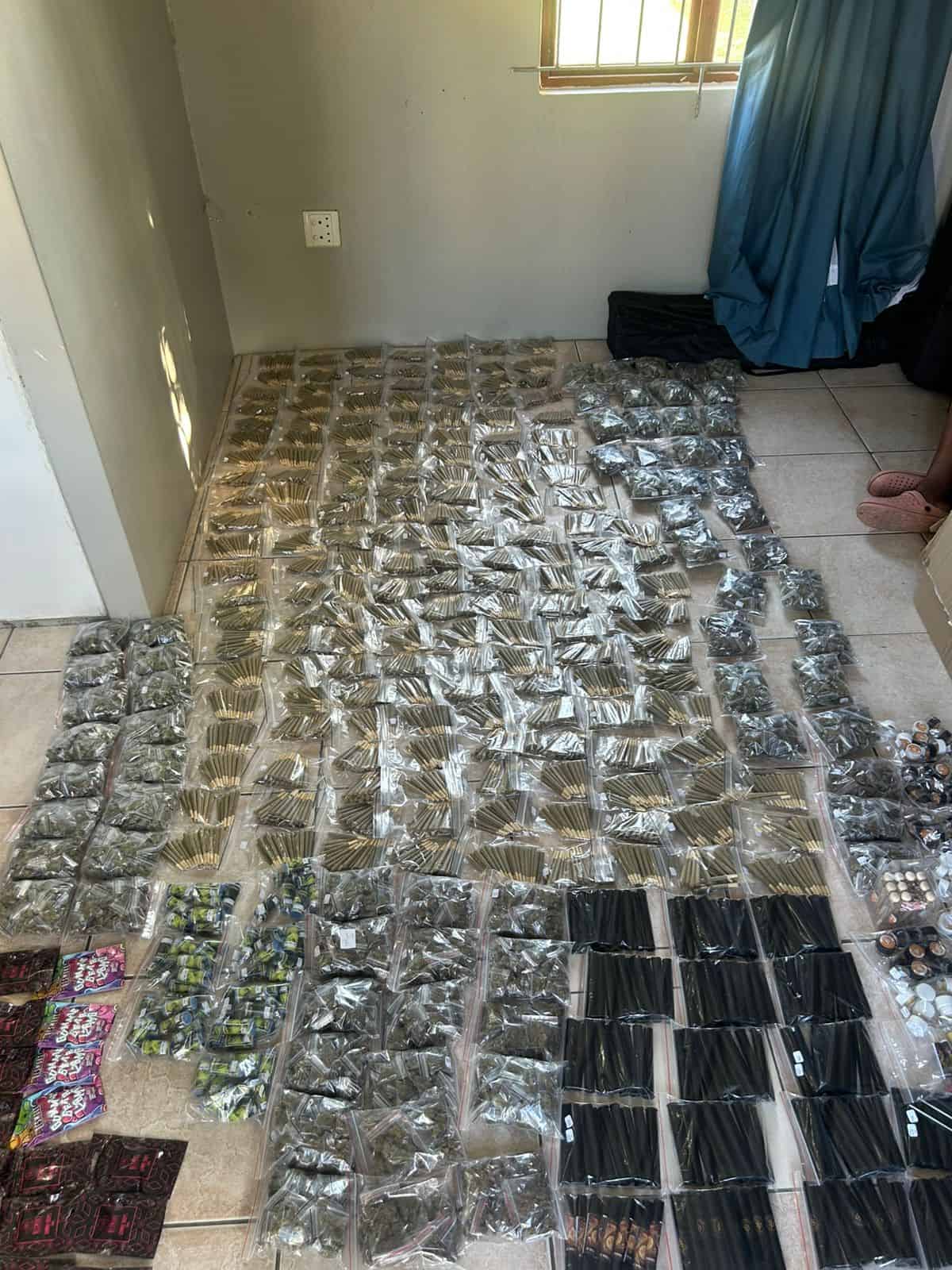 Police raid uncovers R1.3m worth of cannabis