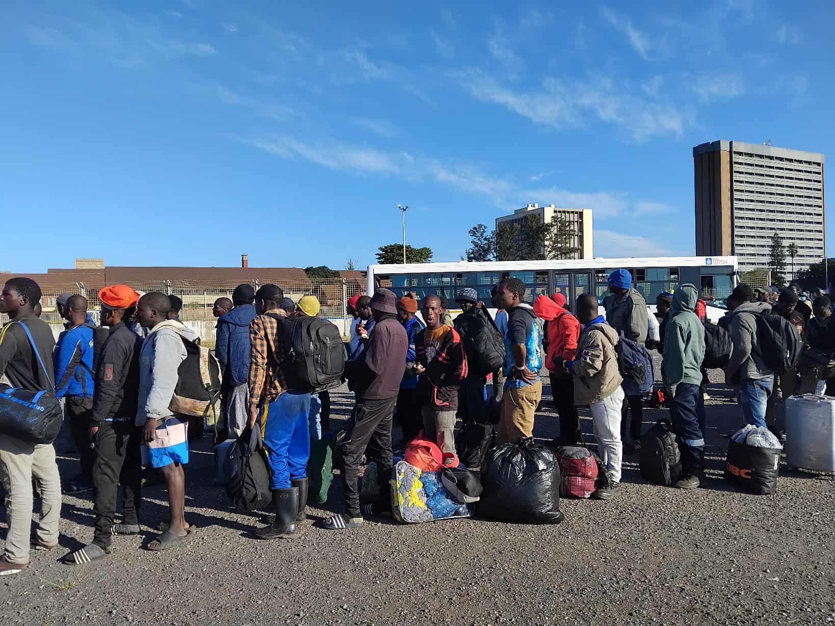 Displaced Malawian nationals descend on Drive-inn Site