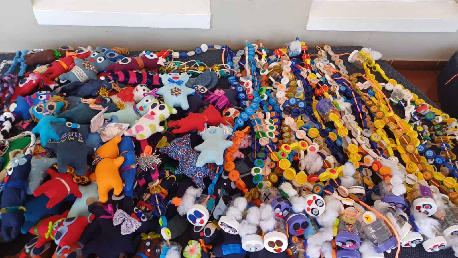 Students turn 2.5 tonnes of pre-loved clothes into jobs, toys