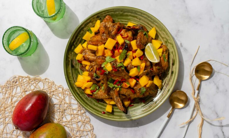 1 FEBRUARY - WFD - Mango and lime sticky chicken wings