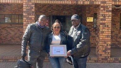 Bling Mabeleng, centre chairperson Thato Mokgothu