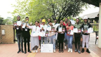 Some of the KwaBhekilanga High School learner