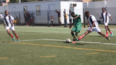 An Alex Arsenal City FC controls the bal
