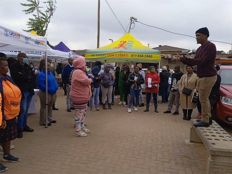 A programme director at the Region E Libraries