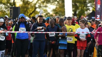 Runners and walkers in last year's race are ready to pound the streets in the Nelson Mandela Walk and Run in Houghton.