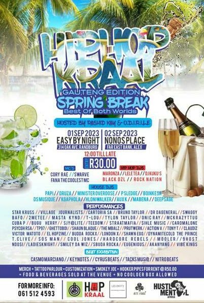 The Hip-Hop Kraal Tour that Odirile Lesejane plans to make the biggest movement to happen for local artists.