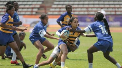 Some of the girls in action at last year's Hollywoodbets iQhawe Week. Photo: Howard Cleland