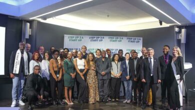 A group picture of partners of the Step Up To A Green Start Up at the entrepreneurial project launch.