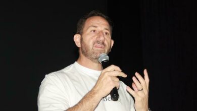 McDonald's South Africa CEO Greg Solomon addresses the boys ahead of the movie, What About the Boys. Photo: Sipho Siso