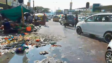 See for your self the kind of filth and stench that runs outside the seat of justice in Alexandra.