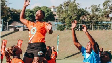 University of Johannesburg seniors women's rugby team plays against Alex Wolves. Photo: Neo Phashe