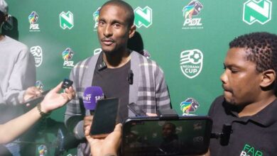 Masandawana mentor Rhulani Mokwena will keep his fingers crossed that his men stick to the game plan. Photo: Sipho Siso