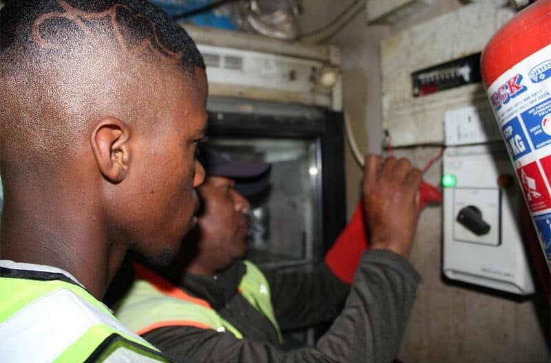 The owner of The Brain Crew furniture store was apprehended for tampering with his meter and attempting to illegally restore his electricity supply.