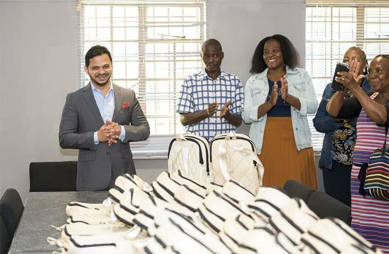 In recognition of the work they do with the children of one of the most impoverished townships, Emirates gifted teachers with limited-edition backpacks.