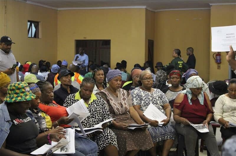 Residents of Alexandra united at the City of Johannesburg’s community-based planning session, advocating for essential housing and job solutions to improve their community's future.