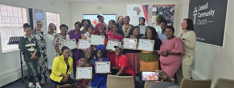 Alex women are finding hope and empowerment through a sewing programme by Rays of Hope, gaining essential skills and support to build sustainable livelihoods for themselves and their families.