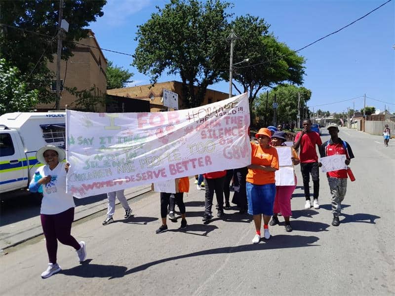 Thusong Youth Centre based Self-defense instructor shares her ideal for a year of no gender-based violence in Alexandra, welcoming a peaceful January.