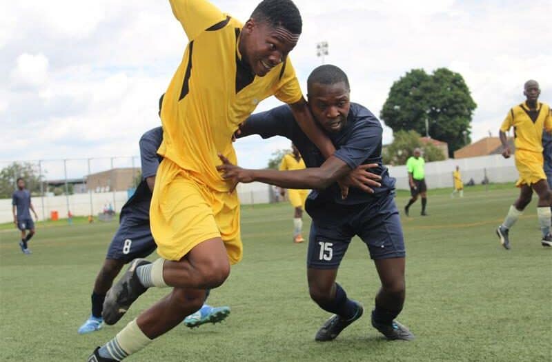 Masibonge Zondo’s brace, and Ntokozo Ntshangase goal in the first half, earned Alex Black Poison maximum points, improving their league position.