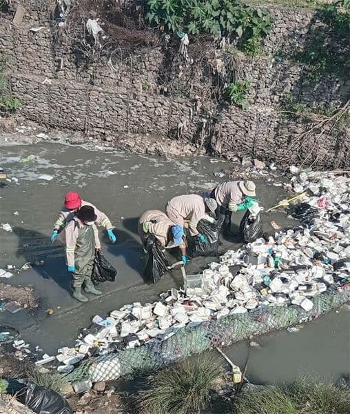 Persistent issues including the spillage of sewage into the river and excessive littering remain.