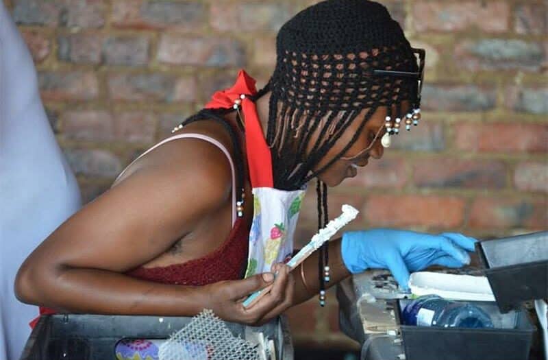 Multi-talented artist Phumzile Mahaye uses art as an instrument for positive societal change.