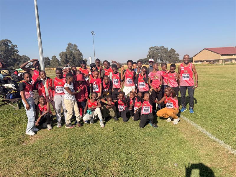 Coach Ronny Ndlovu is shaping the next generation of athletes with Run Alex Juniors.