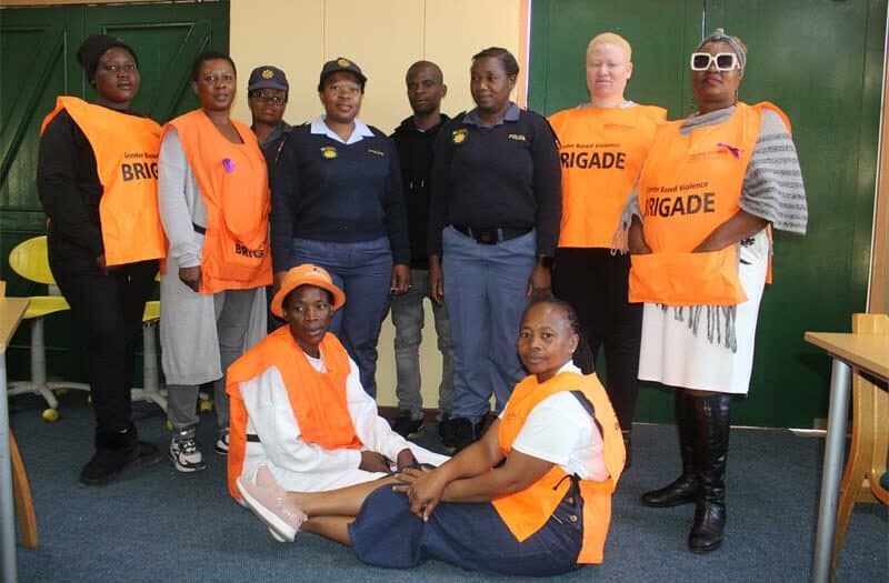 With just a few days to go, GBV Brigades and SAPS members held a follow-up meeting to finalise their plans ahead of the upcoming GBV campaign.