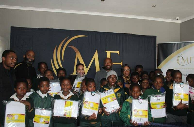 50 learners at Carter Primary School and Ekukhanyiseni Primary School were excited to receive clothes donated by the Mogorosi Foundation.