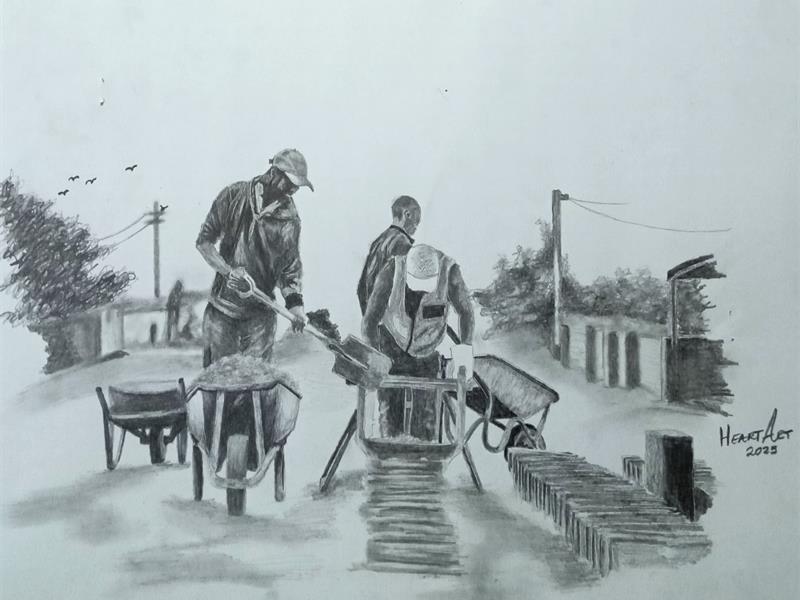 Alexandra-based visual artist Keneth Maredi is planning to exhibit a powerful body of work that bridges the emotional and physical distance between rural hardship and urban complexity; drawing from his own life as a rural-urban migrant.