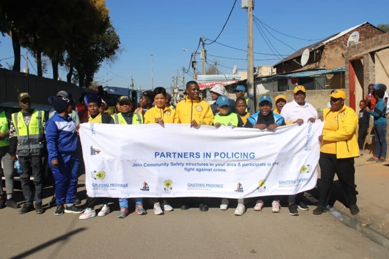 Youth observation in Alexandra took a powerful turn as youth, including community leaders, and law enforcement officials, marched through the streets to call for an end to crime in the community.