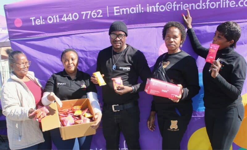 Nurses in gazebos at Kwabhekilanga Sports Ground offered critical health services to Alexandra residents, aiming to shrink South Africa’s alarming HIV treatment gap.