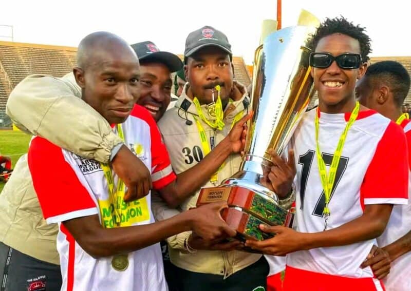 Gomora United FC claims the ABC Motsepe League Championship title in a match against The Bees.