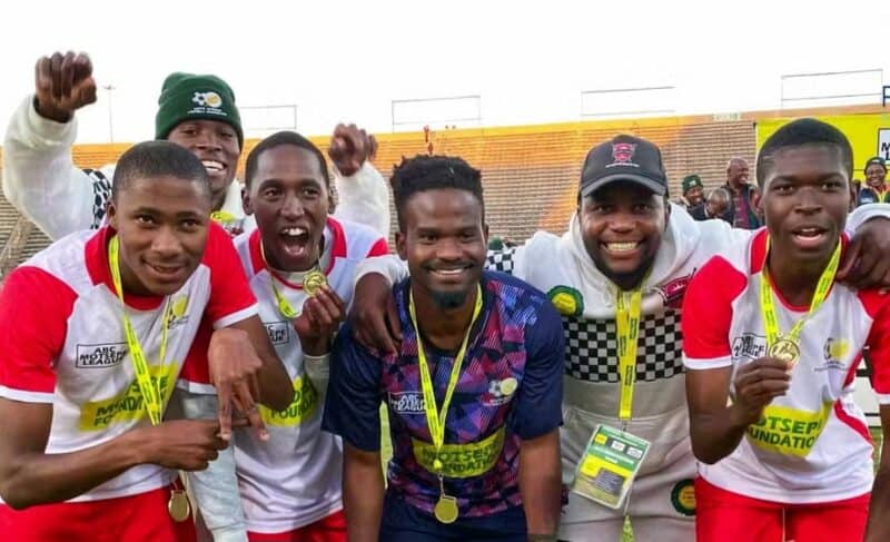 JBM FC Coach Jackie ‘Styles’ Ledwaba applauds rivals Gomora United FC for lifting Alexandra’s pride with their playoff victory and promotion to the Motsepe Foundation Championship.