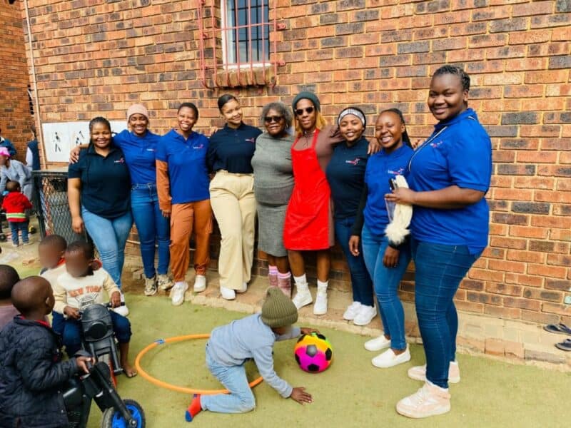 Lulaway Holdings brings hope and dignity to Alexandra's children at Thuthuzela Aid Centre through donations of food, fruit, and clothing.