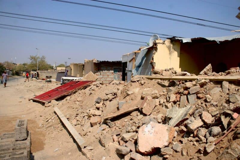 Jobless Ext 7 residents, whose houses were recently demolished, say they can’t afford to relocate to safer areas, even though they’d like to.